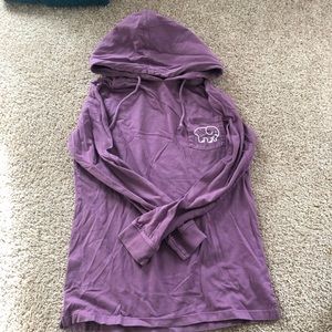 Ivory Ella Purple Lightweight Hoodie Size XS